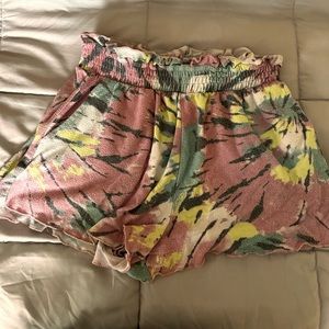 NEW cat and jack tie dye shorts